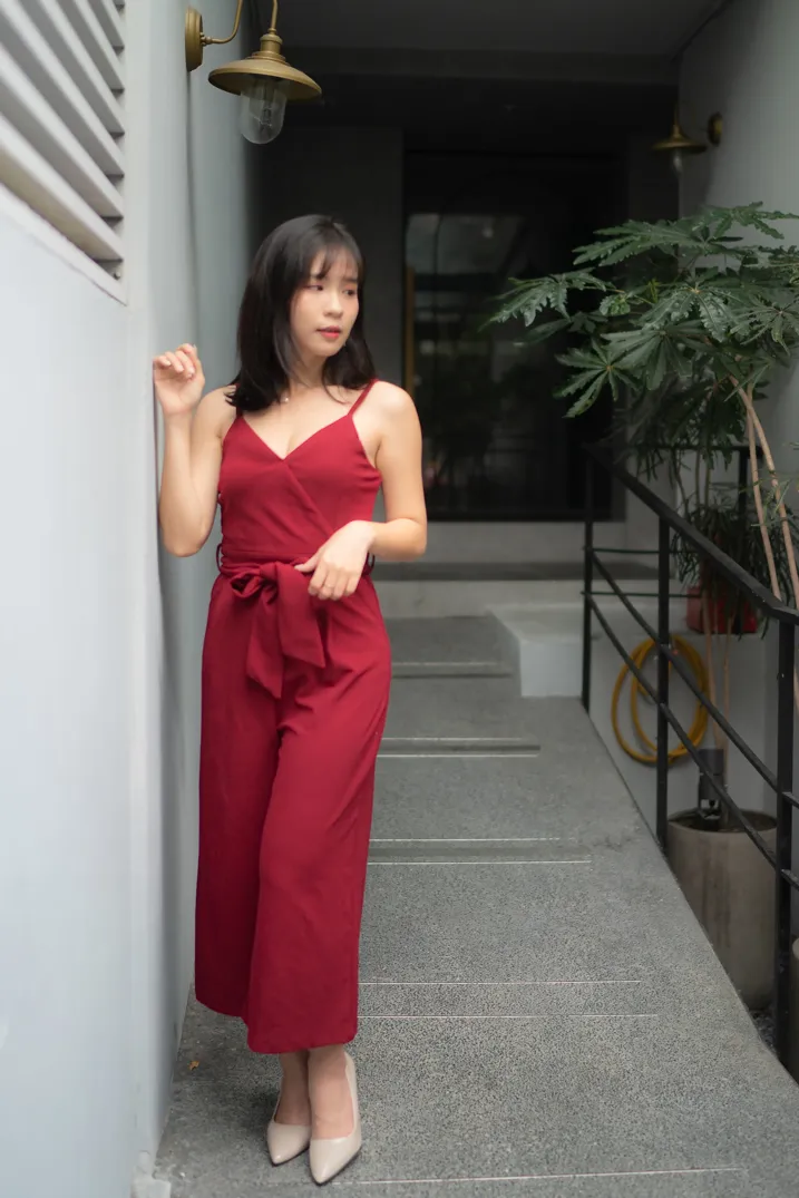 [Mzsock] NO.217 YoYo elegant jumpsuit with high heels street photography#[105P]-2