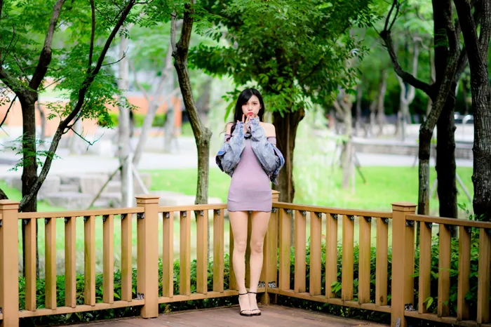 [Mzsock] NO.224 Bao Stockings and High Heels Beautiful Legs Outdoor Shot street photography#[79P]-1