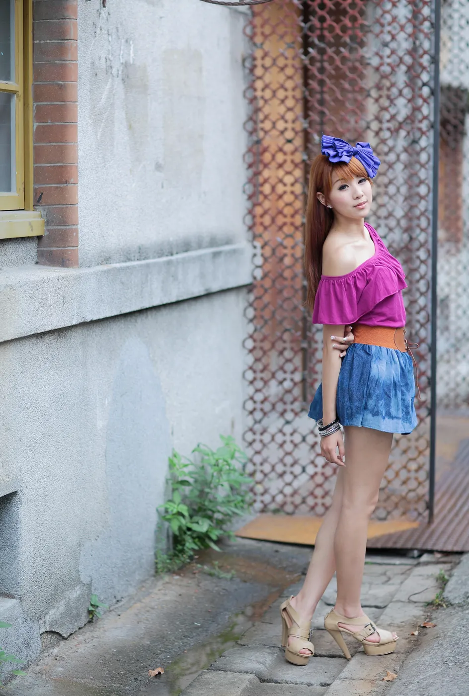 [Mzsock] NO.206 Xiaowen short skirt with cool and beautiful legs street photography#[52P]-3