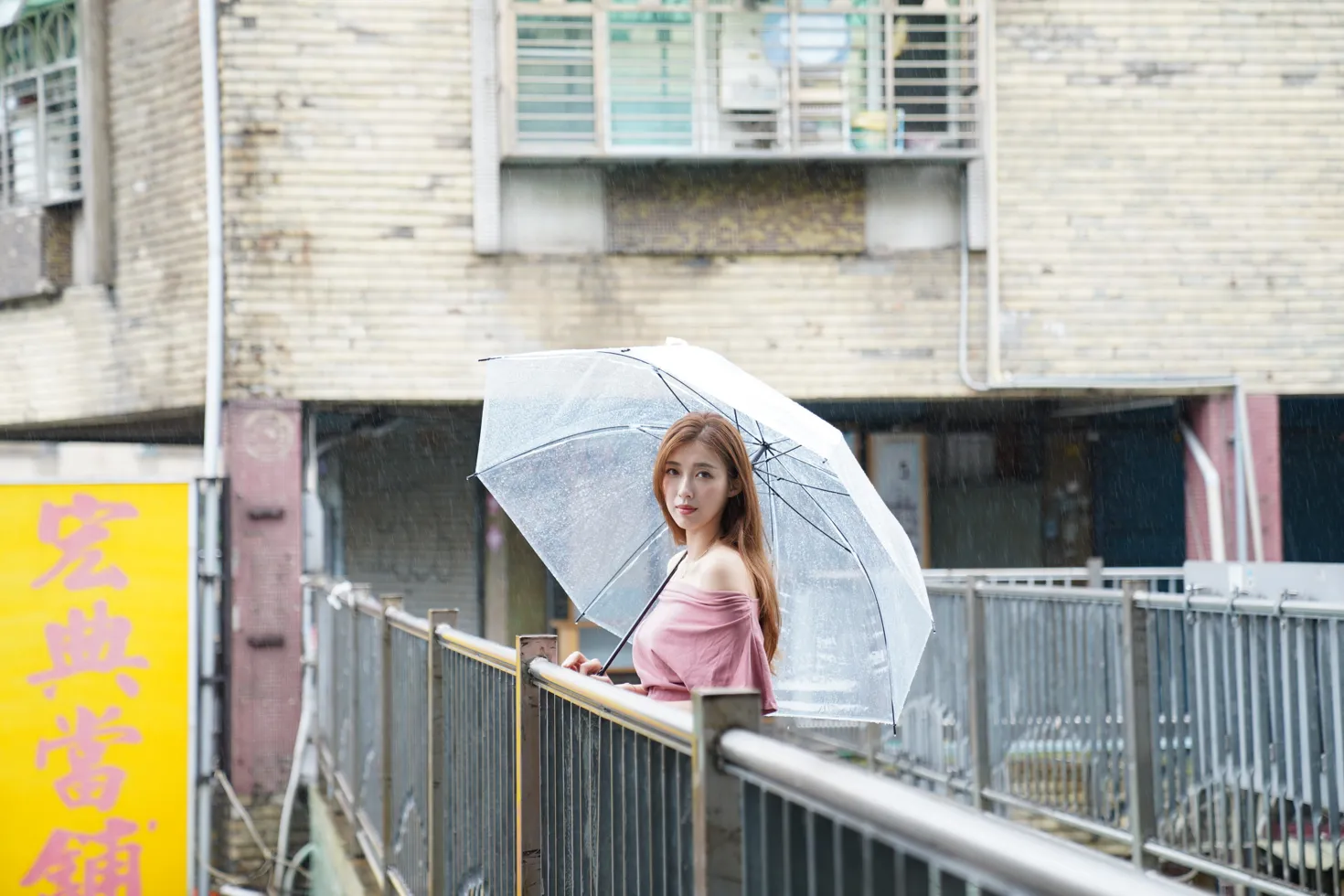 [Mzsock] NO.130 Liao Tingqi, off-shoulder dress and short skirt, cool and beautiful legs street photography#[100P]-4