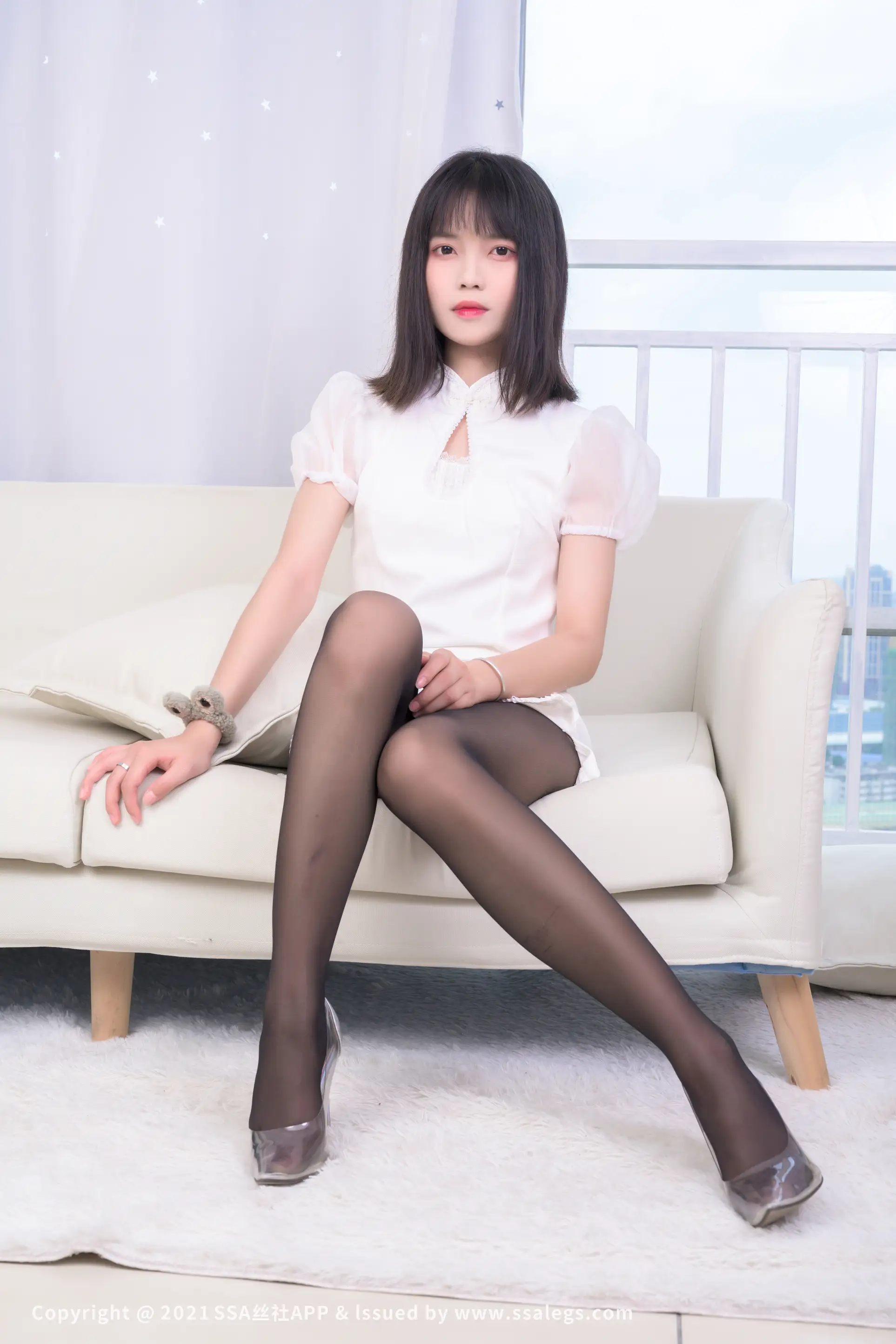 [Mzsock] NO.664 Leg Model Dan Dan's Black Stockings Beautiful Foot (Part 1) silk club#[118P]-10