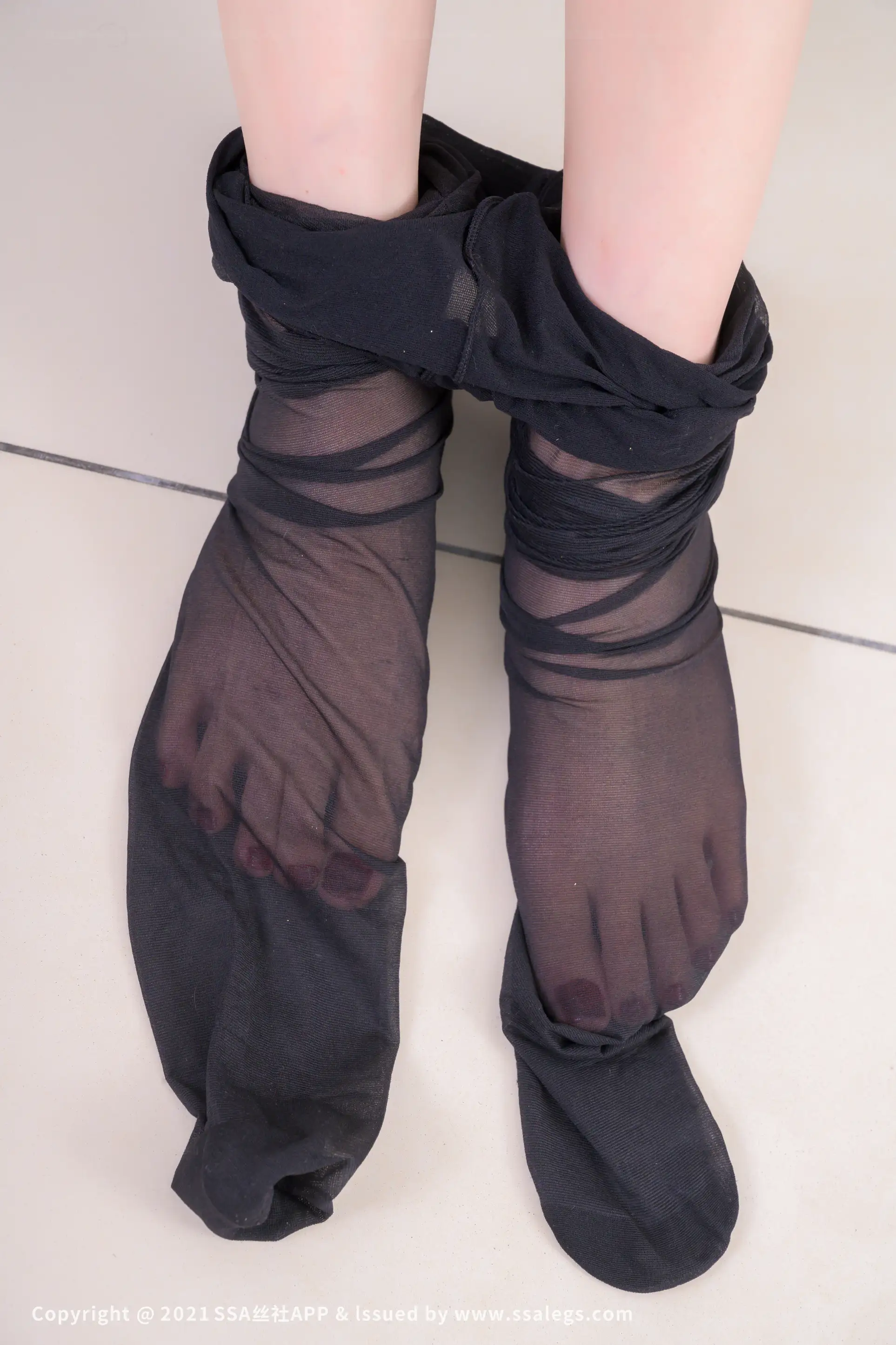 [Mzsock] NO.777 Model's beautiful feet in black stockings (Part 2) silk club#[102P]-10