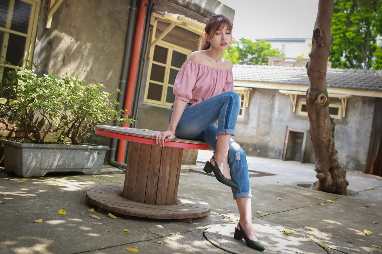 [Mzsock] NO.103 Guo Simin beautiful jeans and high heels street photography#[48P]-9