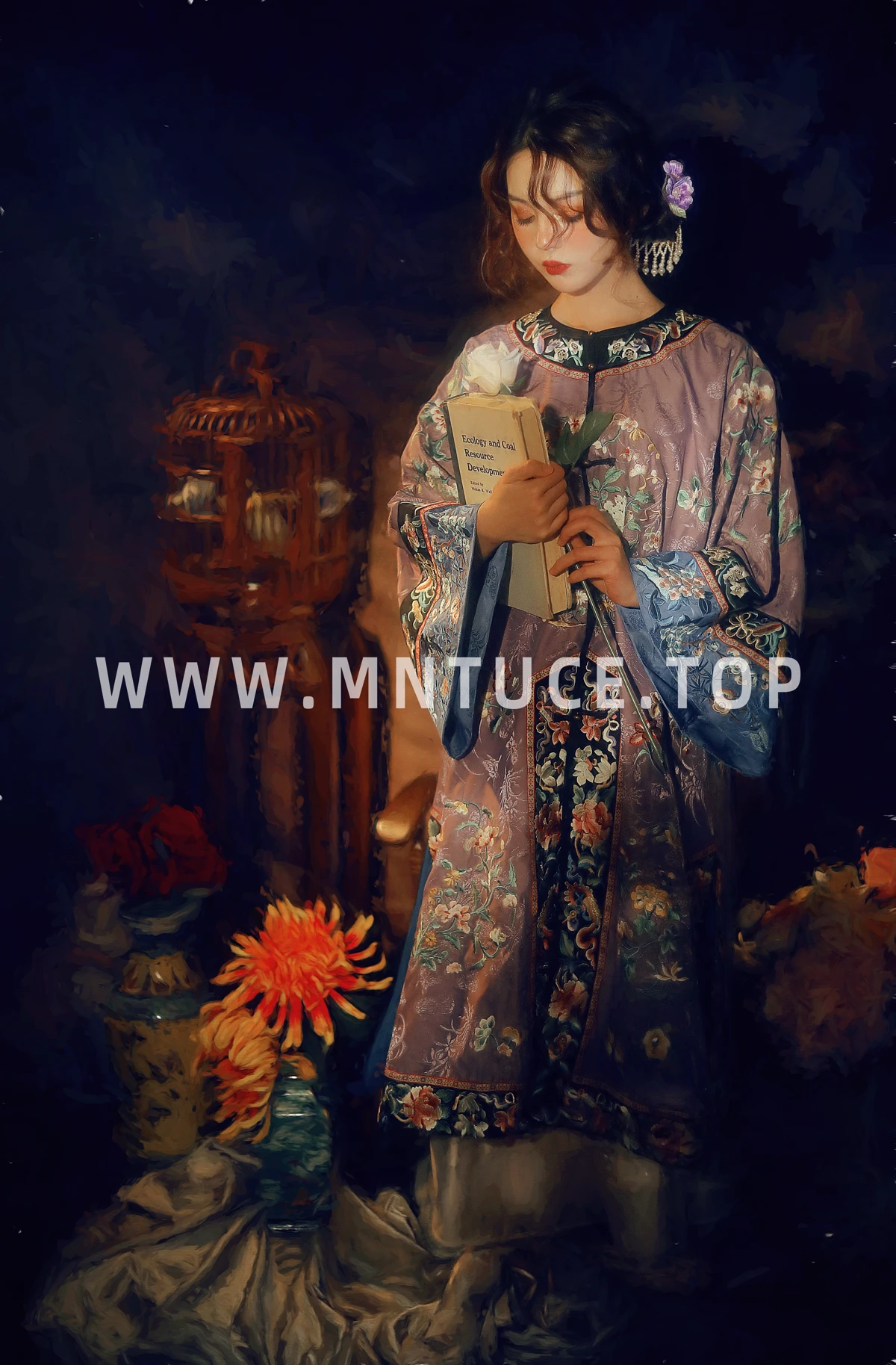 [YITUYU] 2023.01.02 Vol.2821 – Oil Painting and Qing and Han Women Three-letter girl_#[25P]-3