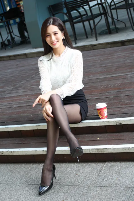 [Mzsock] NO.056 Zhang Jun OL uniform high heels beautiful legs outdoor shooting street photography#[103P]-3