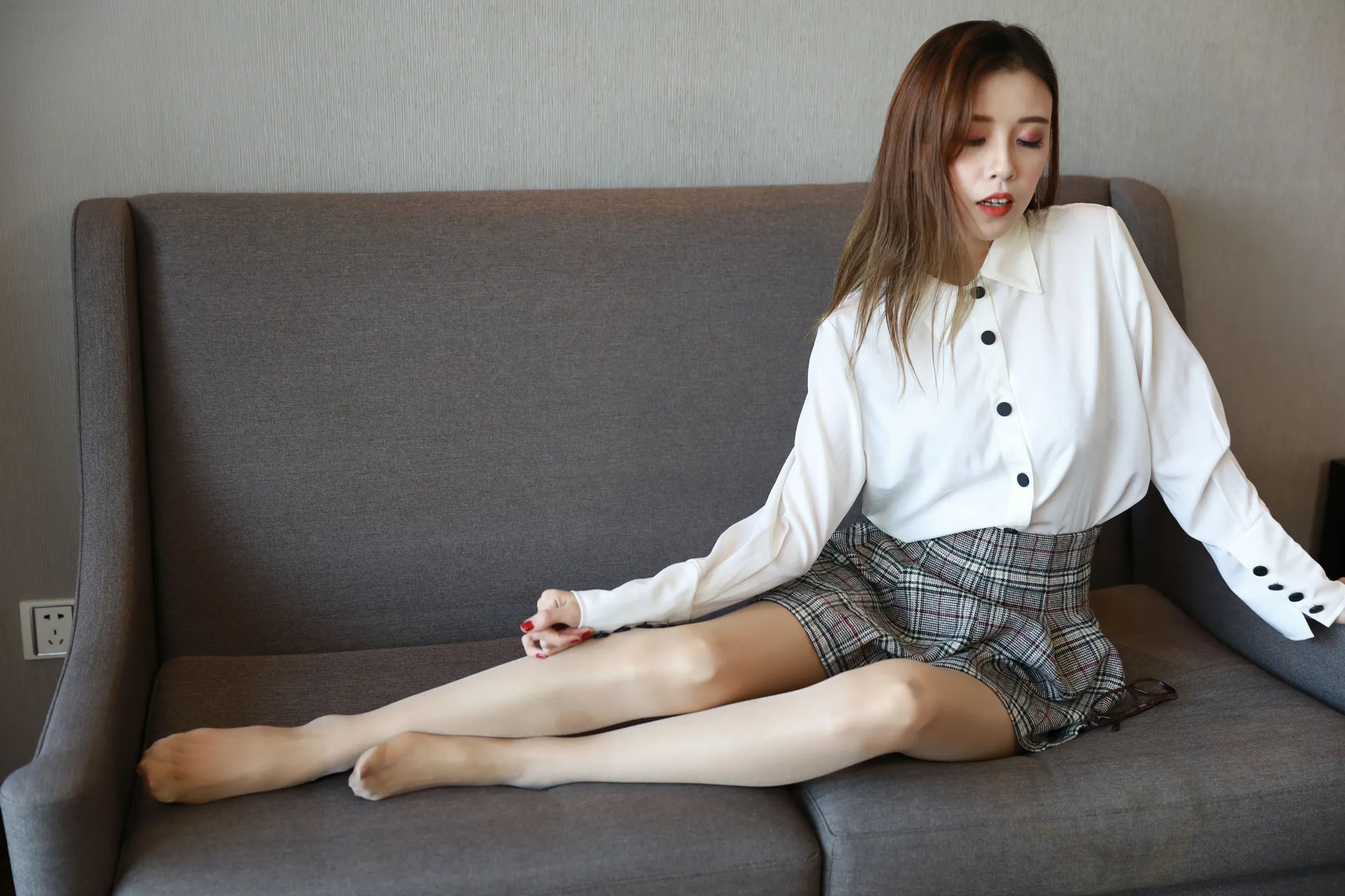 [Mzsock] NO.119 Hotel miniskirt shredded meat street photography#[78P]-1