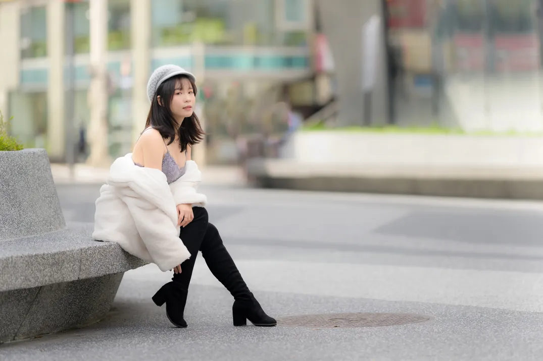 [Mzsock] NO.215 YoYo denim shorts and boots street photography#[105P]-2