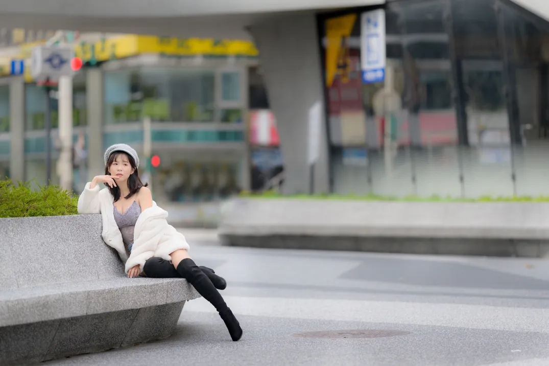 [Mzsock] NO.215 YoYo denim shorts and boots street photography#[105P]-3