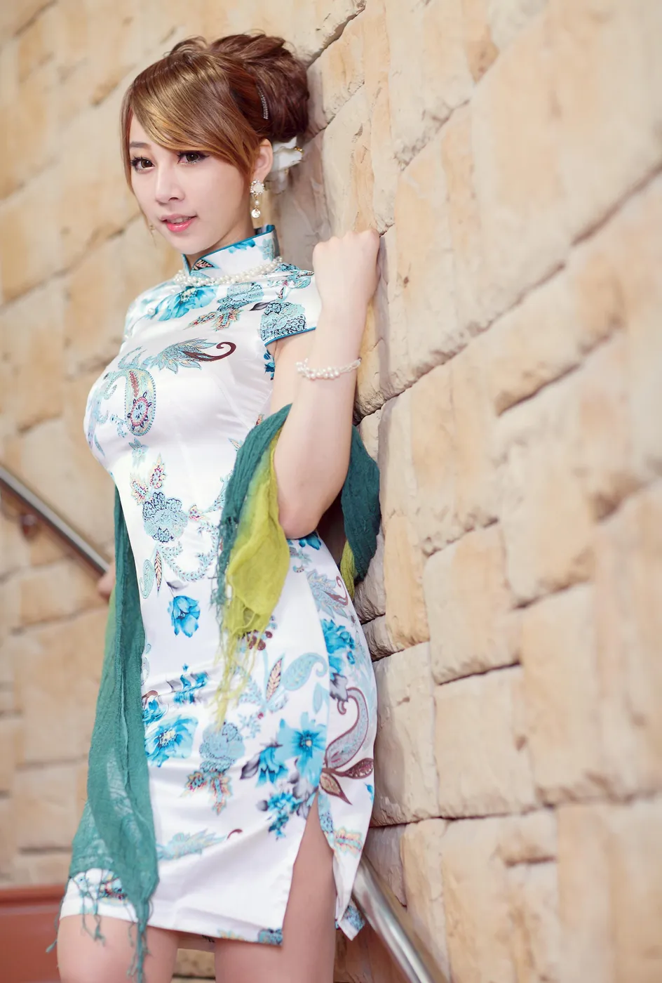 [Mzsock] NO.212 Xiaoyou short cheongsam, stockings, high heels and beautiful legs street photography#[78P]-5