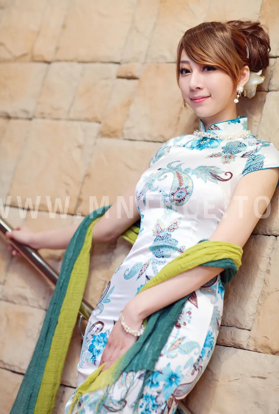 [Mzsock] NO.212 Xiaoyou short cheongsam, stockings, high heels and beautiful legs street photography#[78P]-10