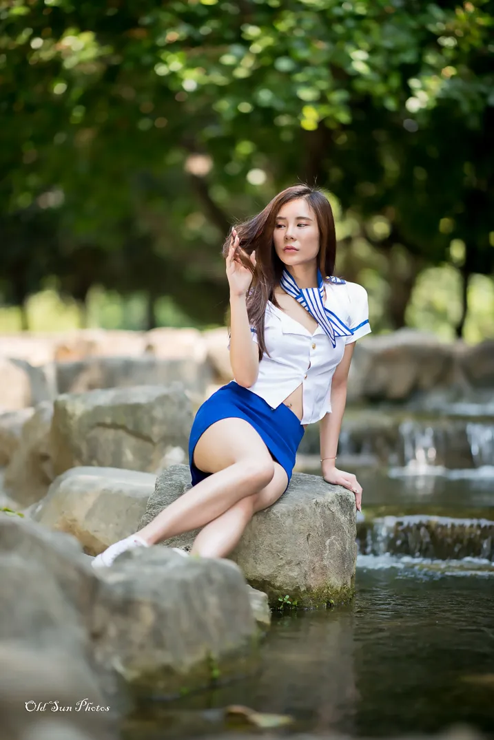 [Mzsock] NO.184 Chen Lixuan stewardess style beautiful legs street photography#[105P]-7