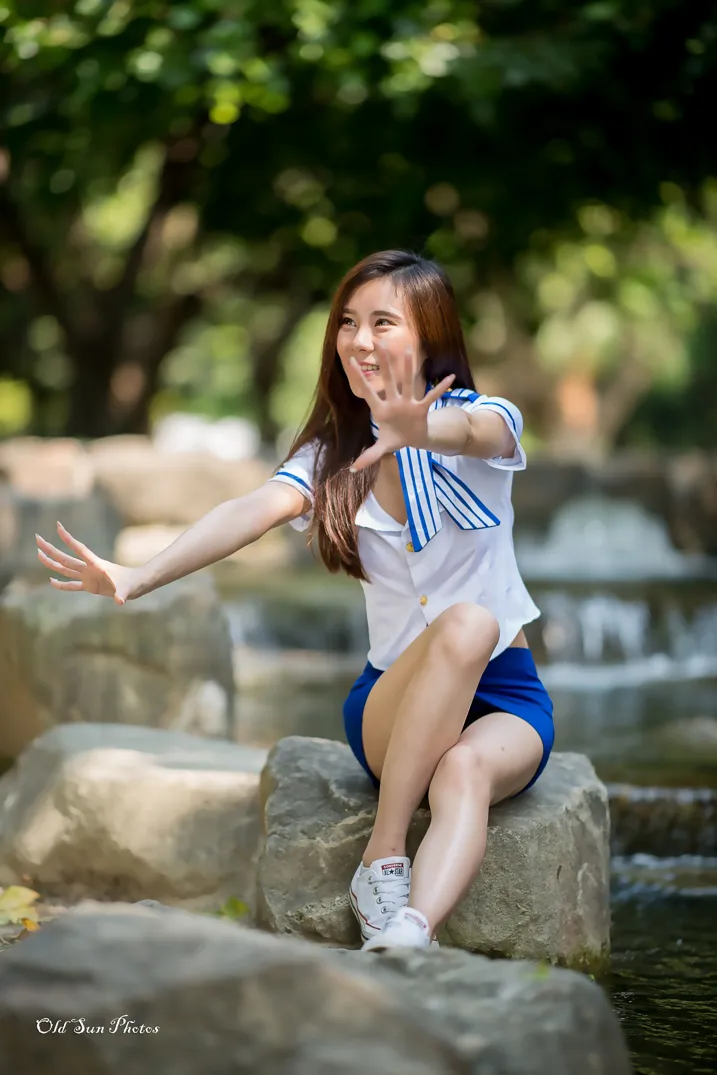 [Mzsock] NO.184 Chen Lixuan stewardess style beautiful legs street photography#[105P]-8