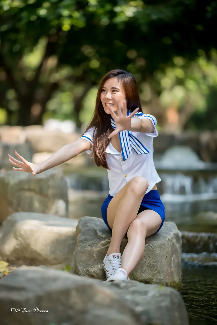 [Mzsock] NO.184 Chen Lixuan stewardess style beautiful legs street photography#[105P]-9