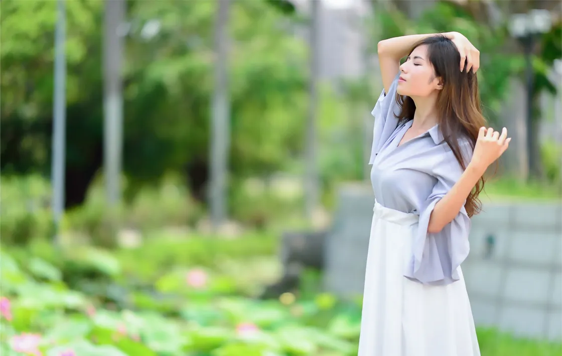 [Mzsock] NO.145 Fang Weizhen’s elegant long skirt with high legs street photography#[105P]-3