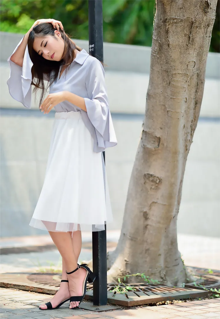 [Mzsock] NO.145 Fang Weizhen’s elegant long skirt with high legs street photography#[105P]-3