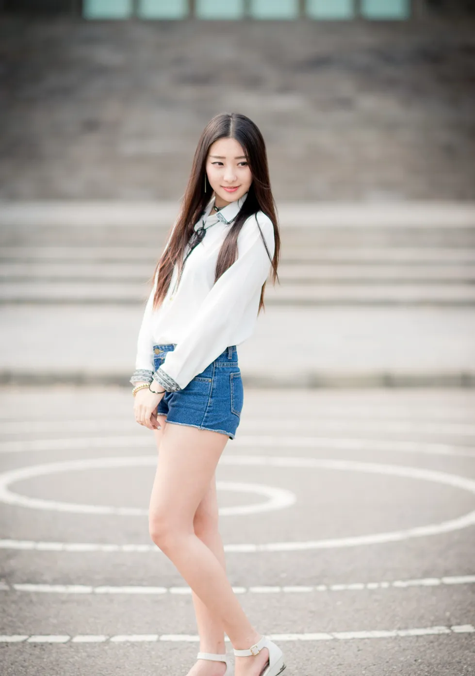 [Mzsock] NO.193 Wu Caijie short skirt, hot pants, high heels and beautiful legs street photography#[67P]-7