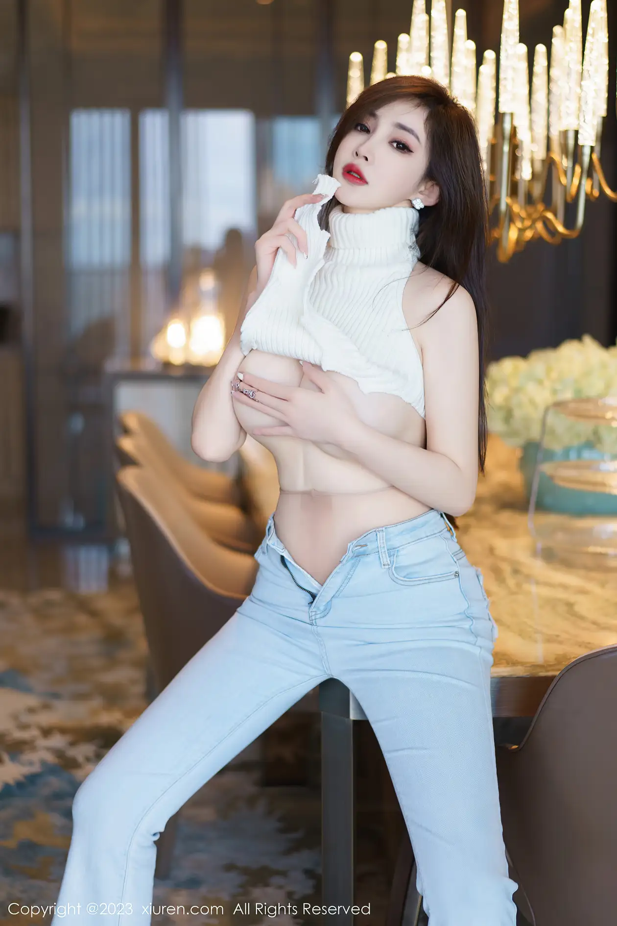 [XiuRen] 2023.04.07 NO.6534 Carol Zhou Yanxi jeans#[72P]-8