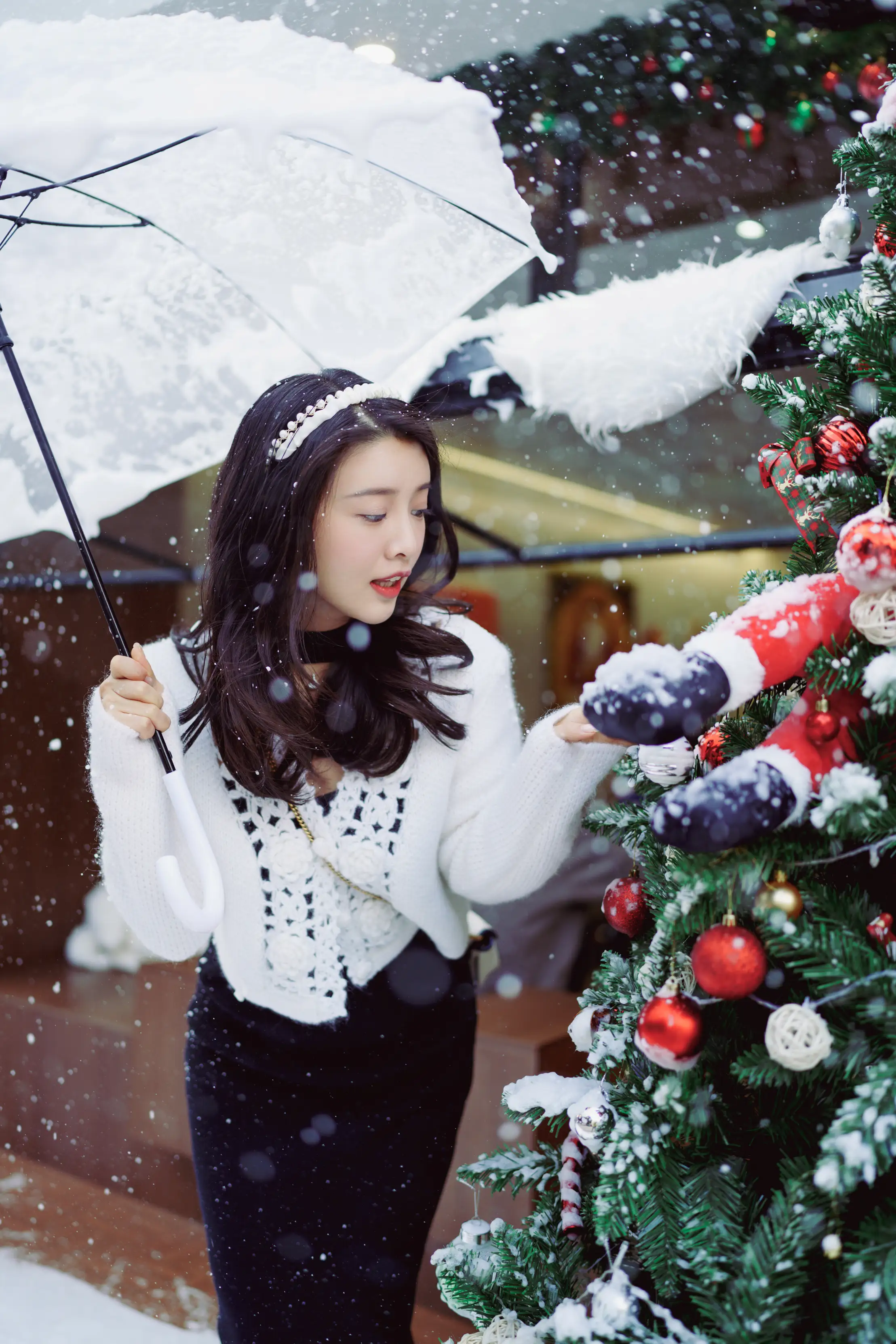 [YITUYU] 2022.01.29 Vol.722 – Jingle Bell, Christmas scenery themed portrait photography Meow meow meow is Jin'er#[61P]-2