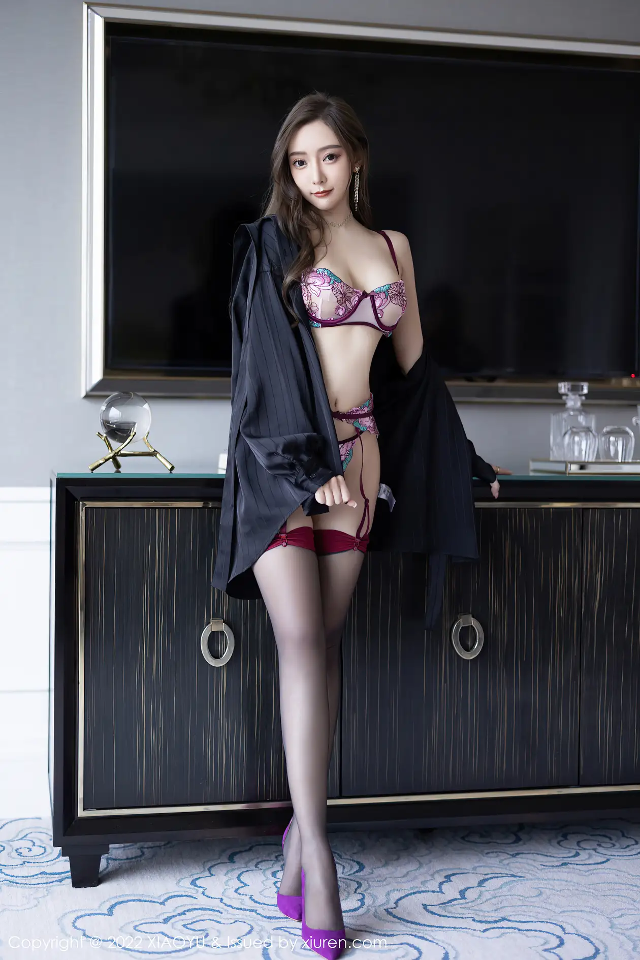 [XiaoYu] 2022.07.14 VOL.0820 Wang Xinyaoyanni beautiful legs in black stockings#[72P]-3